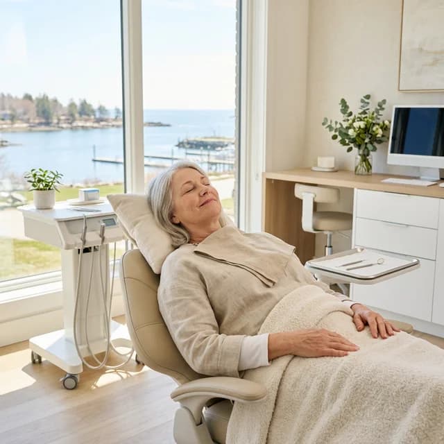 Patient comfort amenities for sedation dentistry at Innova Smiles Marlborough MA