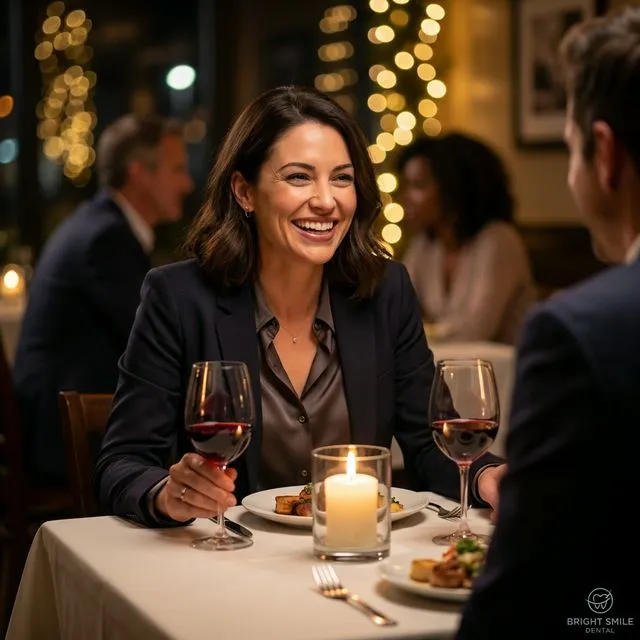 Couple enjoying an evening out after orthodontic aligner treatment at Innova Smiles in Marlborough, MA