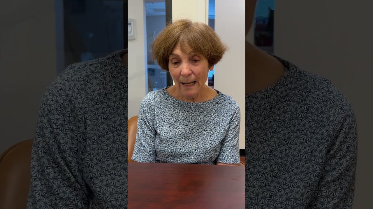 Front-Tooth Crown Patient Review — Linda Bebeau