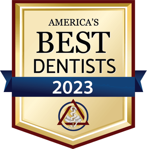 America's Best Dentists 2023 award logo