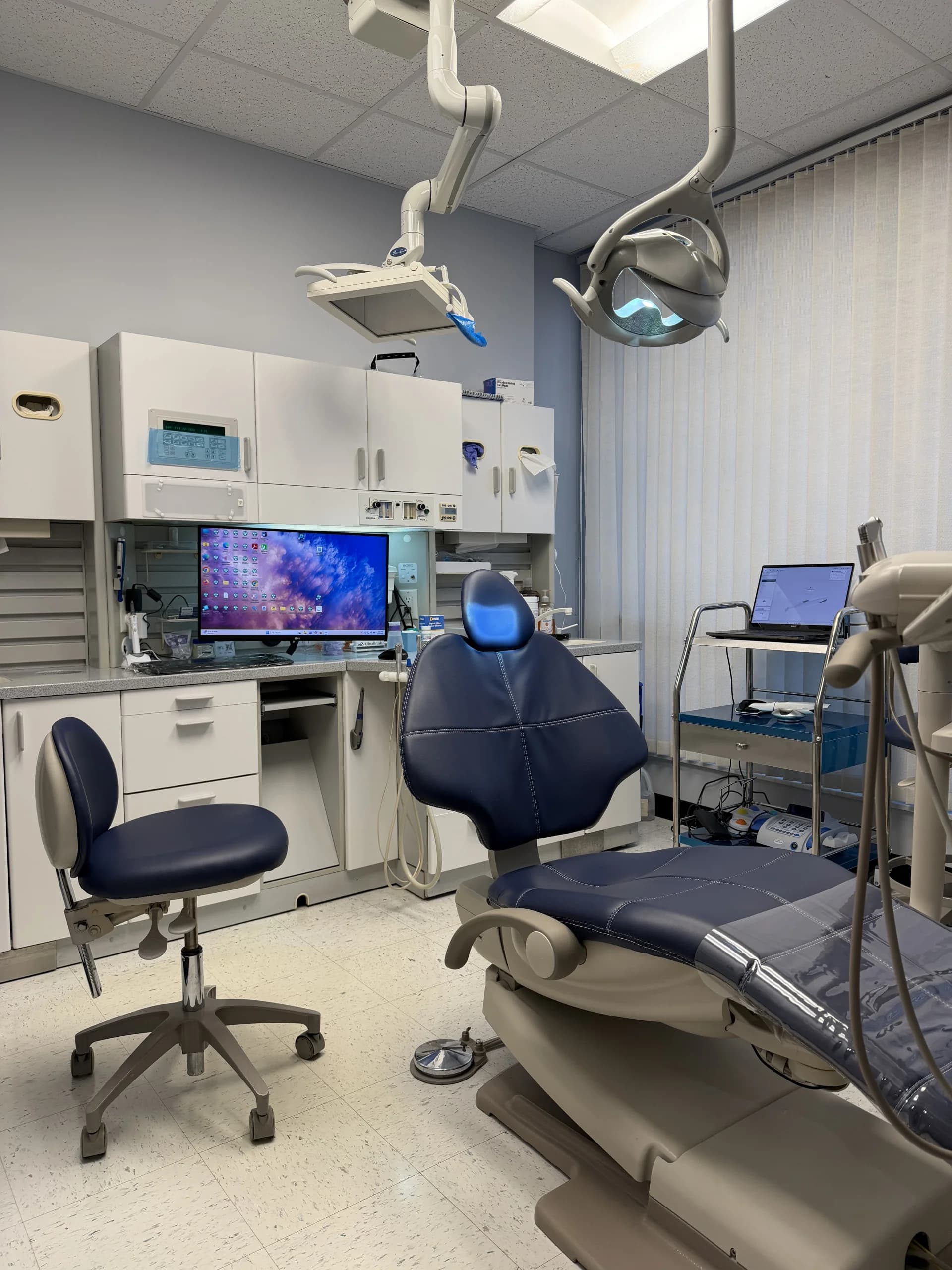 Digital X-ray and CAD/CAM restorative operatory at Innova Smiles in Marlborough, MA