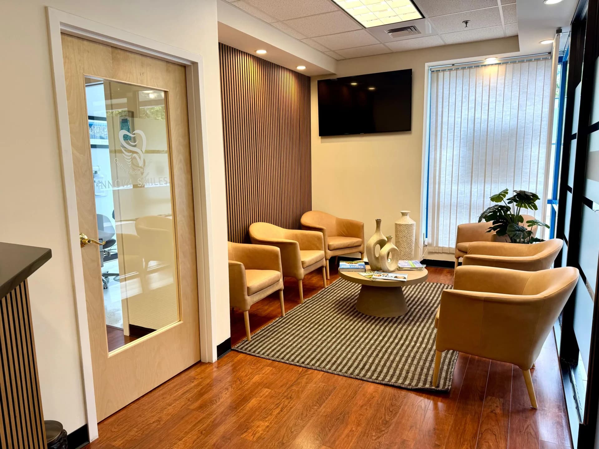 Modern clinical office at Innova Smiles in Marlborough, MA