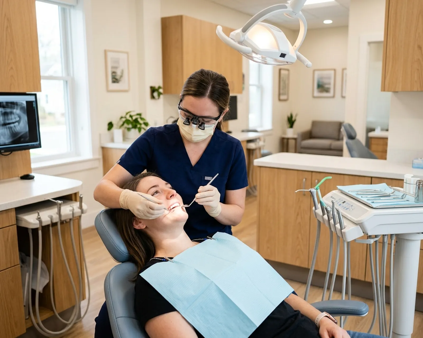 Professional dental cleaning to maintain gum health