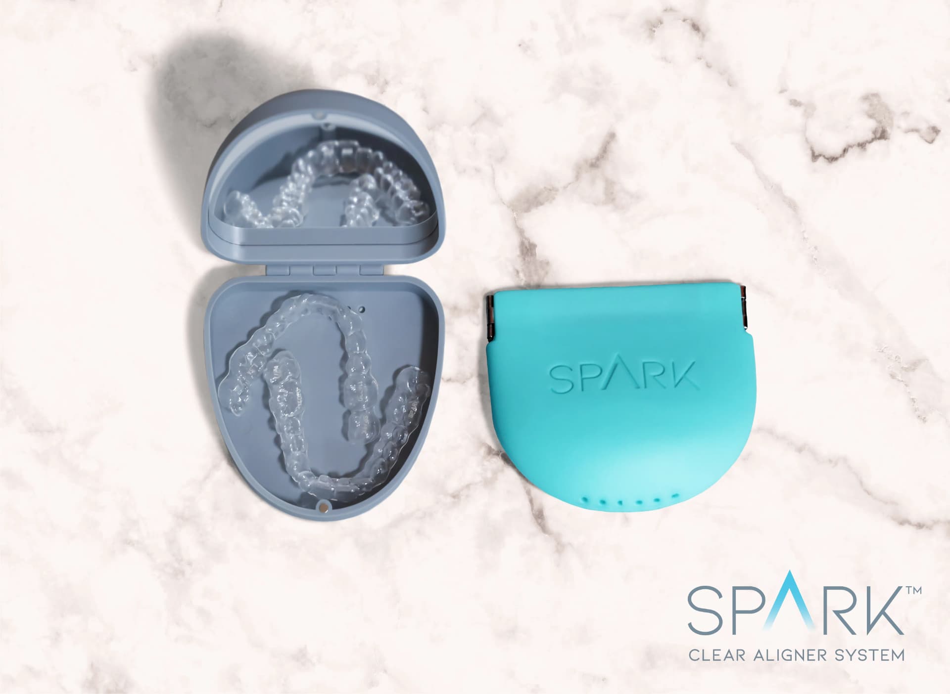 Spark TruGEN clear aligner material used at Innova Smiles in Marlborough, MA