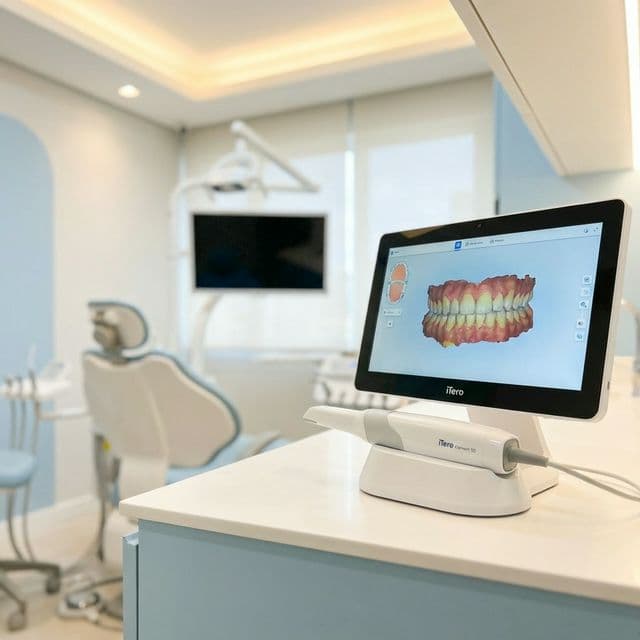 iTero Element Flex portable scanner for clear aligner scans at Innova Smiles in Marlborough, MA